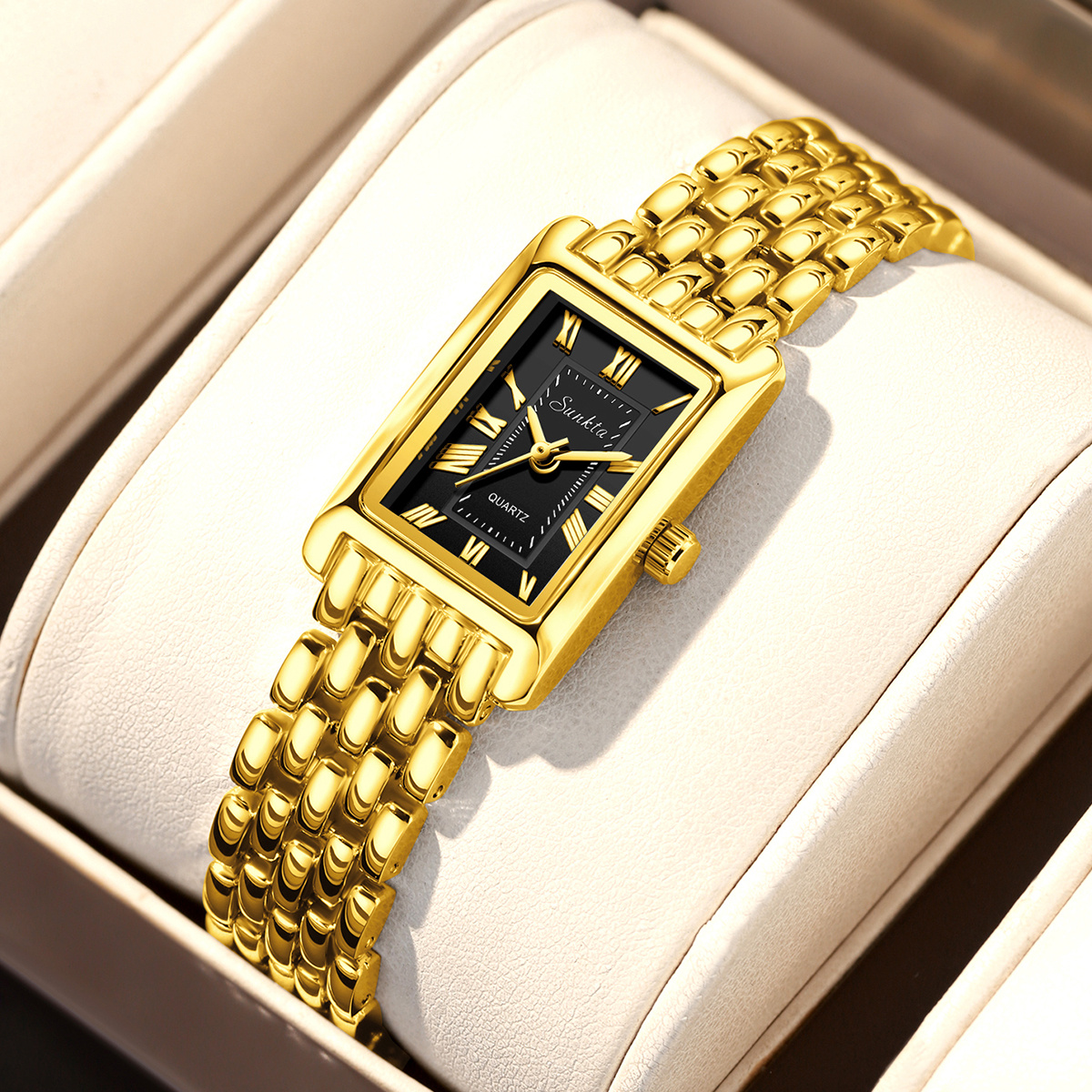 Women's Compact Minimalist Quartz Watch, Elegant Versatility